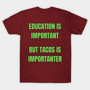 Education is Important T-Shirt